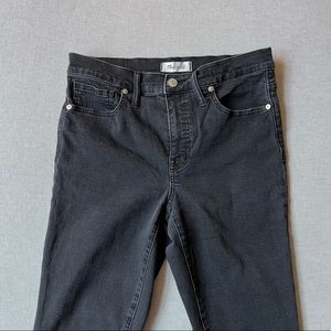 Madewell Jeans Black High Rise Skinny